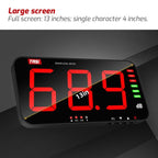 TASI TA654A Large Screen Wall - Mounted Noise Meter Decibel Detector - British D'sire
