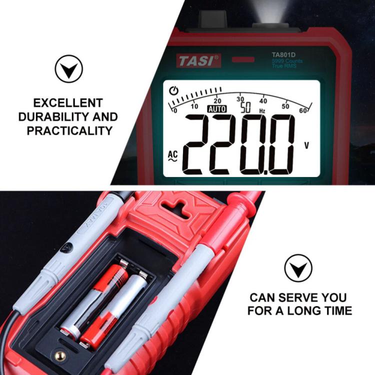 TASI TA801D Multi - function Digital High Precision Multimeter - British D'sire