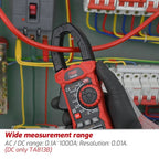 TASI TA813A Clamp Meter High Accuracy AC DC Voltage Ammeter - British D'sire