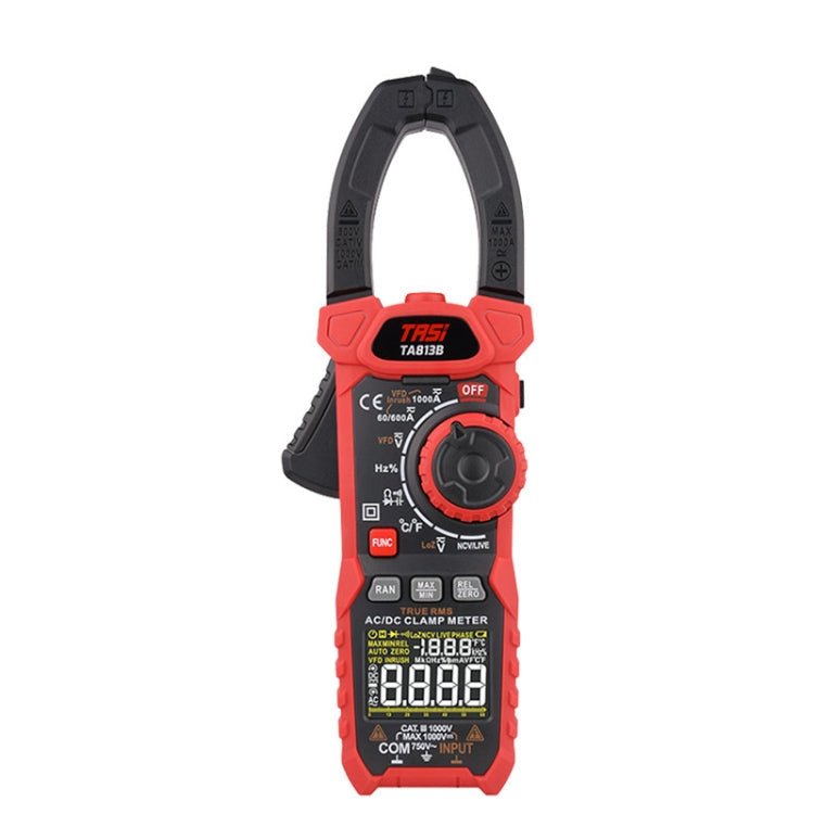 TASI TA813B Clamp Meter High Accuracy AC DC Voltage Ammeter - British D'sire