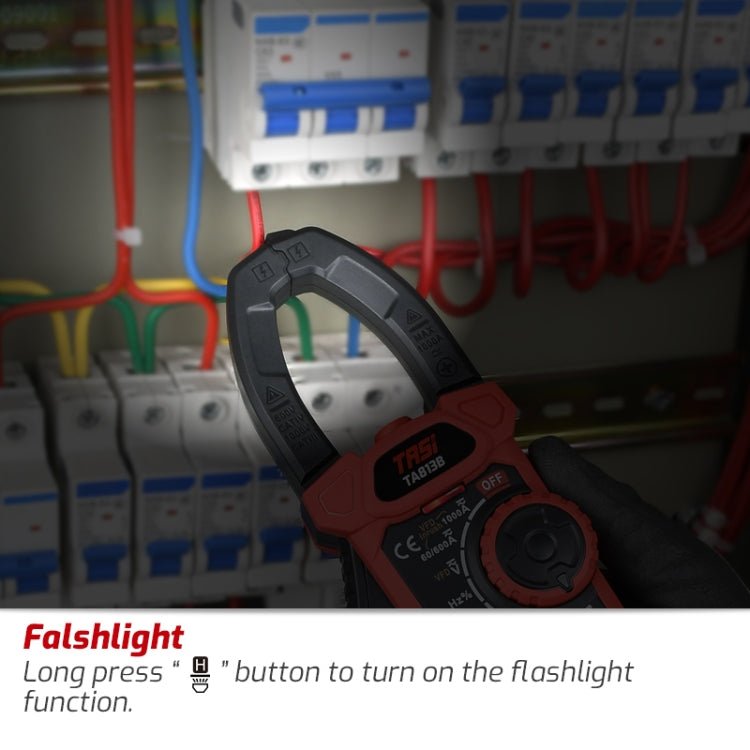TASI TA813B Clamp Meter High Accuracy AC DC Voltage Ammeter - British D'sire