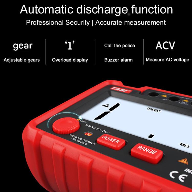 TASI TA8322A High Voltage Digital Electronic Meter Insulation Resistance Tester - British D'sire