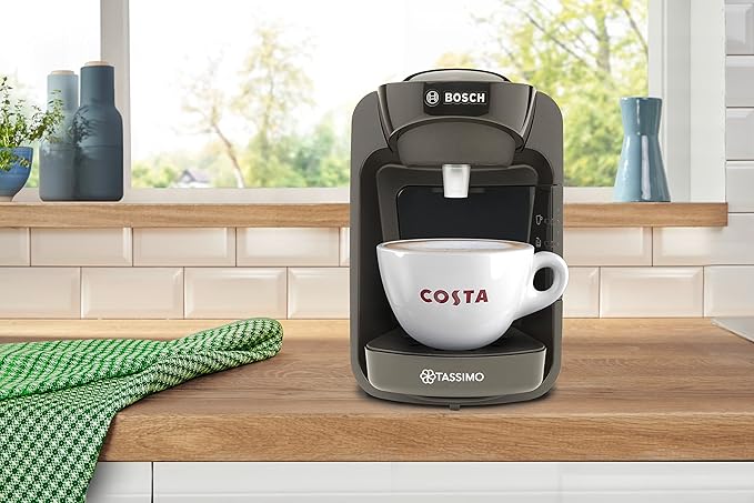 Tassimo by Bosch Suny 'Special Edition' TAS3102GB Coffee Machine,1300 Watt, 0.8 Litre - Black - Coffee Machine - British D'sire