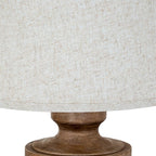 Tassora Table Lamp With Edged Linen Shade - Lamps - British D'sire