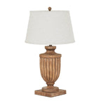 Tassora Table Lamp With Edged Linen Shade - Lamps - British D'sire