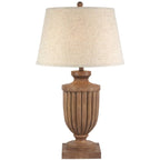 Tassora Table Lamp With Edged Linen Shade - Lamps - British D'sire