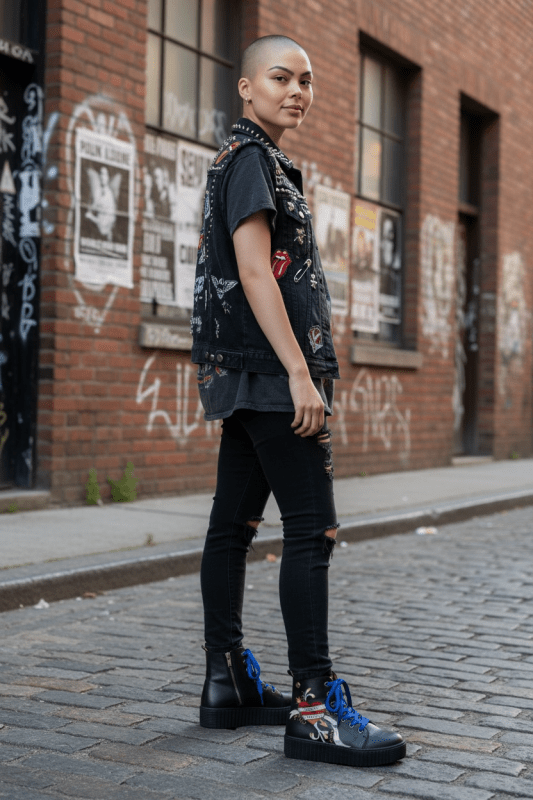 Tattoo - Black ankle boot - ANKLE BOOT - British D'sire