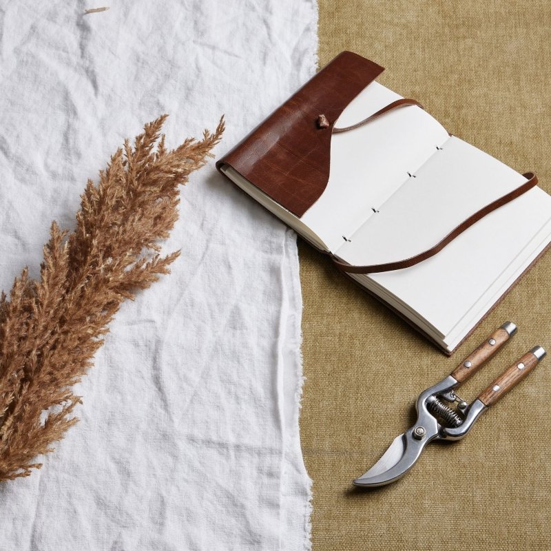 Taupe Faux Dried Pampas Grass Stem - Artificial Plants & Trees - British D'sire