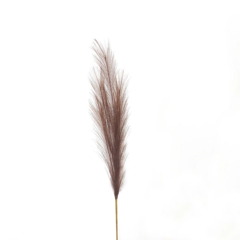 Taupe Faux Pampas Grass Stem for Floral Arrangements - Artificial Plants & Trees - British D'sire