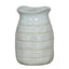 Tava Medium Hewn Vase - Grey Ceramic Decorative Vase - Vases - British D'sire