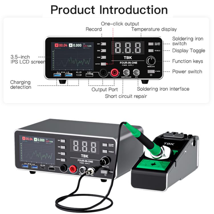 TBK-219 20V / 5A All-purpose Integrated Workstation Power Supply with C210 Soldering Iron, Plug:AU Plug Secondary image