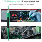 TBK - 219 20V / 5A All - purpose Integrated Workstation Power Supply with C210 Soldering Iron, Plug:EU Plug - British D'sire