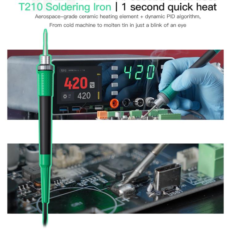TBK - 219 20V / 5A All - purpose Integrated Workstation Power Supply with C210 Soldering Iron, Plug:EU Plug - British D'sire