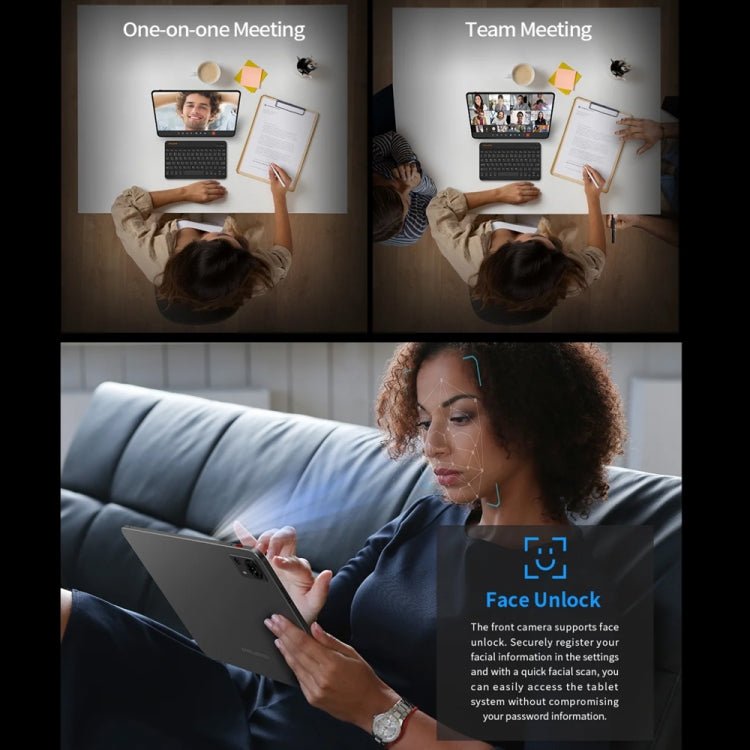 Teclast T60 4G LTE Tablet PC 12 inch, 8GB+256GB, Android 14 Unisoc T616 Octa Core, Support Dual SIM - British D'sire