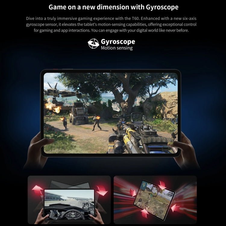 Teclast T60 4G LTE Tablet PC 12 inch, 8GB+256GB, Android 14 Unisoc T616 Octa Core, Support Dual SIM - British D'sire