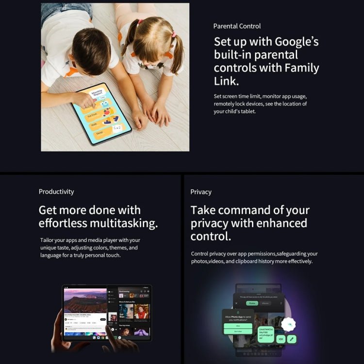 Teclast T60 4G LTE Tablet PC 12 inch, 8GB+256GB, Android 14 Unisoc T616 Octa Core, Support Dual SIM - British D'sire