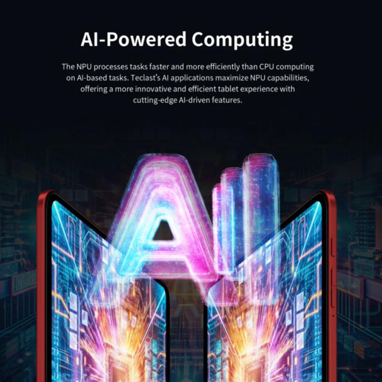 Teclast T60AI WiFi Tablet PC, 6GB+128GB, 12 inch Android 15 Allwinner A733 Octa Core with NPU - British D'sire