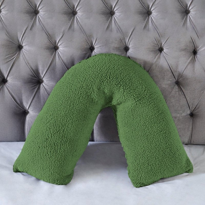 Teddy Bear Fleece Super Soft Cosy V Shape Pillowcase - British D'sire