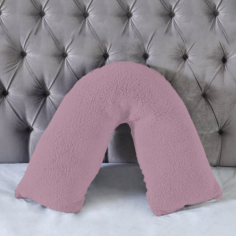 Teddy Bear Fleece Super Soft Cosy V Shape Pillowcase - British D'sire