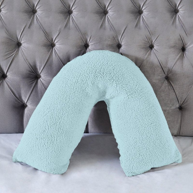 Teddy Bear Fleece Super Soft Cosy V Shape Pillowcase - British D'sire