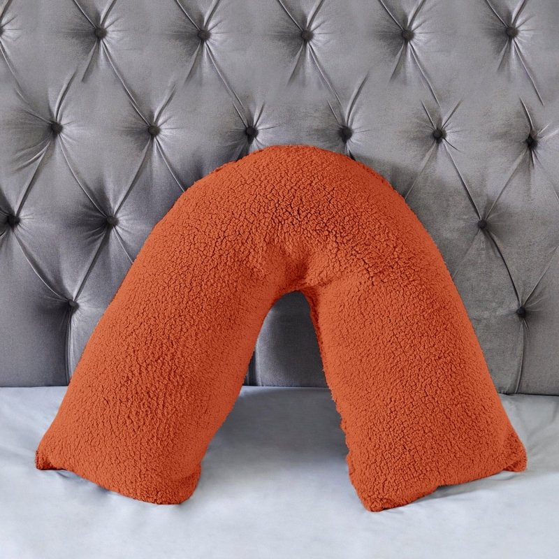 Teddy Bear Fleece Super Soft Cosy V Shape Pillowcase - British D'sire