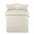 Teddy Fleece Duvet Cover Bedding Set Fitted Sheet Cosy Warm Sherpa Pillowcase - Home, Furniture & DIY:Bedding:Bedding Sets & Duvet Covers - British D'sire