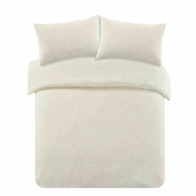 Teddy Fleece Duvet Cover Bedding Set Fitted Sheet Cosy Warm Sherpa Pillowcase - Home, Furniture & DIY:Bedding:Bedding Sets & Duvet Covers - British D'sire