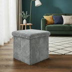 Teddy Soft Square Storage Box with Lid Elegant Organizer for Any Room - Blush Pink - British D'sire