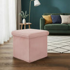 Teddy Soft Square Storage Box with Lid Elegant Organizer for Any Room - White - British D'sire