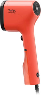 Tefal Pure Pop Slim Handheld Clothes Steamer, No Ironing Board Needed, Ready to Use in 15 Seconds, 70ml Detachable Water Tank, Travel Iron, Garment Steamer, Red, DT2022 - Slim Handheld Clothes Steamer - British D'sire