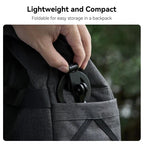 TELESIN Mobile Phone Magnetic Stand Two Claw Adapter Compatible with Chest Strap, Backpack Clip, Neck Mount(Black) - British D'sire