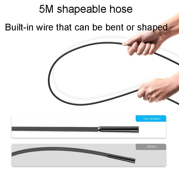 Teslong MS450 5.5mm HD Pixel 4.5 Inch IPS LCD Screen Endoscope Auto Repair Tools - British D'sire
