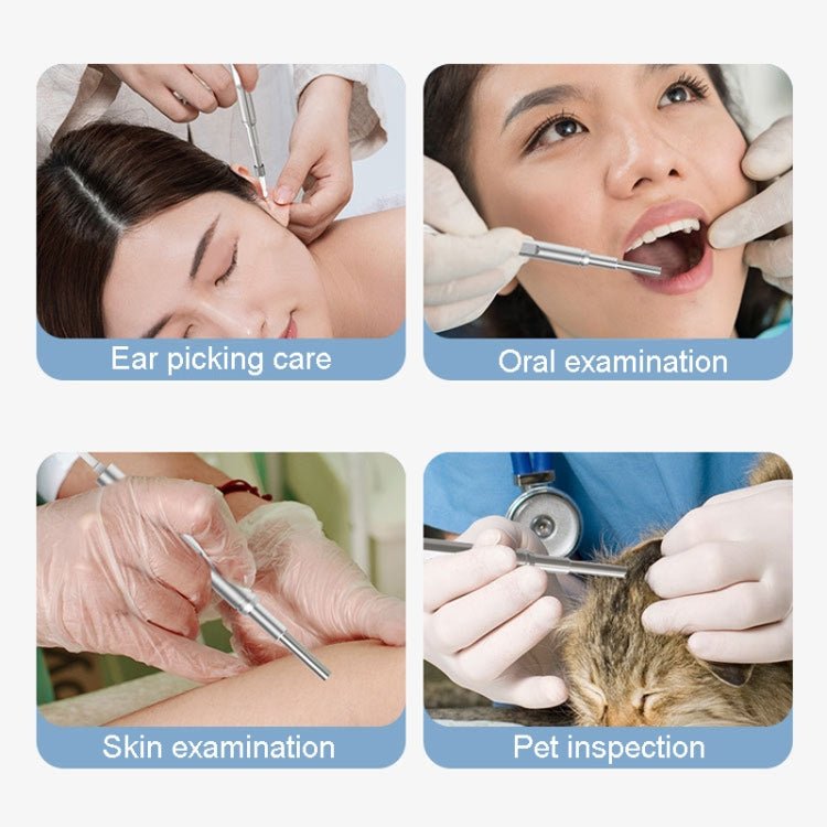 Teslong MS500 5 Inch HD Screen Illuminated Ear Pickers 3.9mm Diameter Visual Ear Care Tool - British D'sire