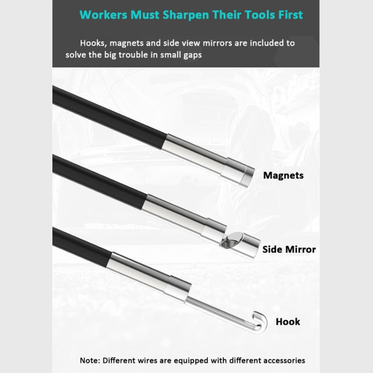 TESLONG NTS450A 4.5 - inch Screen Industrial Handheld Endoscope with Light, Speci: 3.9mm Lens - 3m - British D'sire