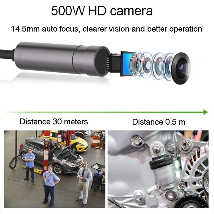 TESLONG NTS500 Industrial Pipeline Endoscope with 5 inch HD Screen, Model:Rotating 8.5mm Dual Lens / 3m - British D'sire