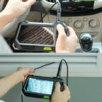 TESLONG NTS500 Industrial Pipeline Endoscope with 5 inch HD Screen, Model:Rotating 8.5mm Dual Lens / 3m - British D'sire