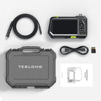 TESLONG NTS500 Industrial Pipeline Endoscope with 5 inch HD Screen, Model:Rotating 8.5mm Dual Lens / 3m - British D'sire
