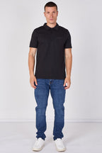 Textured Short Sleeve Resort Collar Shirt - Top - British D'sire