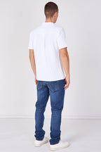 Textured Short Sleeve Revere Collar Shirt - British D'sire