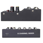 TEYUN Q48 8 - Channels Microphone Audio Mixer - British D'sire