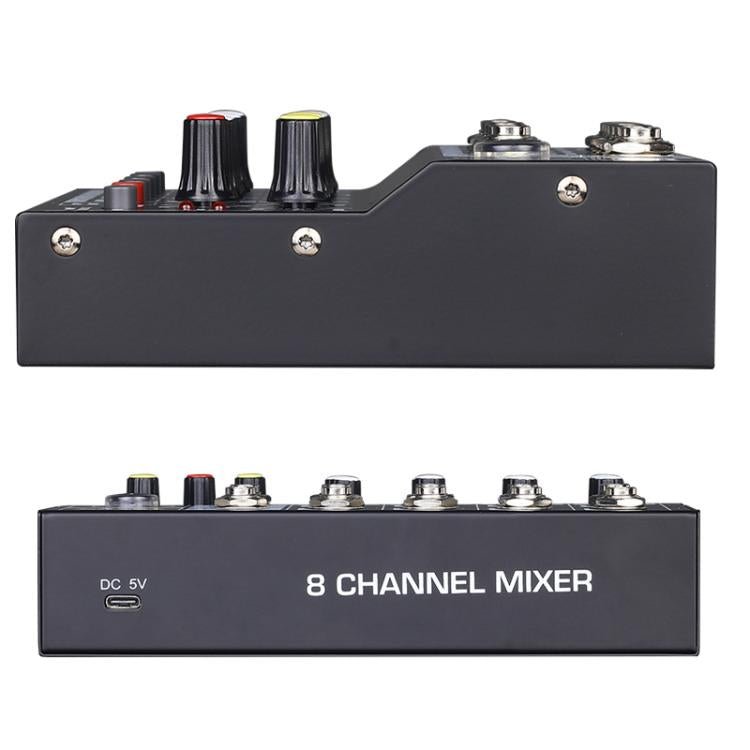 TEYUN Q48 8 - Channels Microphone Audio Mixer - British D'sire