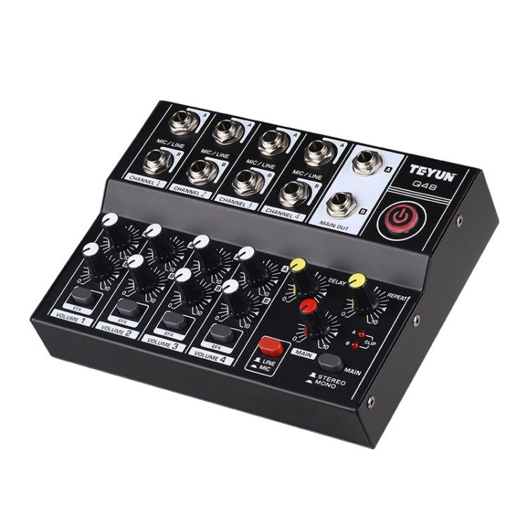 TEYUN Q48 8-Channels Microphone Audio Mixer Secondary image