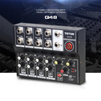 TEYUN Q48 8 - Channels Microphone Audio Mixer - British D'sire