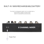 TEYUN Q48 8 - Channels Microphone Audio Mixer - British D'sire