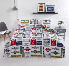 TFL Signs Kids Bedding Single Double Duvet Quilt Cover Set - Home, Furniture & DIY:Bedding:Bedding Sets & Duvet Covers - British D'sire