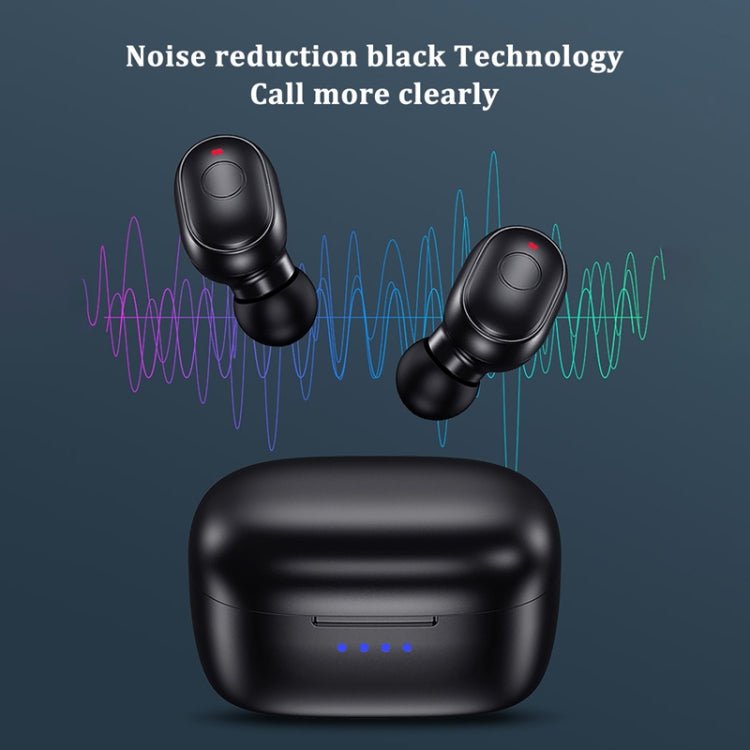 T&G TG911 Bluetooth V5.1 Sport Waterproof Mini Touch - Control Noise Cancelling Earphones(Blue) - British D'sire