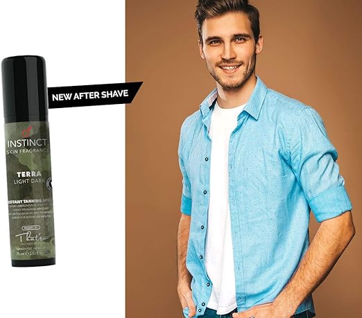That'so Face Tan Spray Man Instinct Self Tanning Face Mist, dark, 75ml - British D'sire