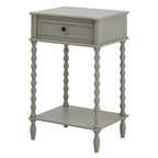 The Camden Collection One Drawer Side Table - Tables - British D'sire