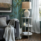 The Camden Collection Tall Round Side Table - Tables - British D'sire