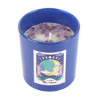 The Moon Amethyst Crystal Chip Candle - British D'sire